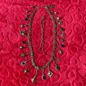 Kuchi silver / nickel necklace belt Afghan